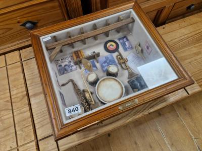 NOVELTY CASED BEATLES SIGN