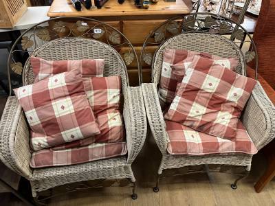 2 X CONSERVATORY CHAIRS