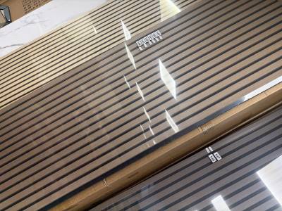 4 X STANDARD WALNUT COMPOSITE WALL PANELS