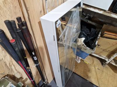 MIRROR FRONTED JEWELLERY  CABINET