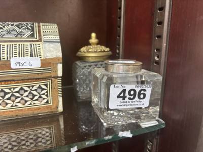 SILVERTOP INKWELL + OTHER