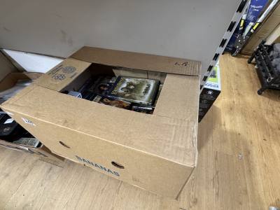 2 X BOXES OF DVDS