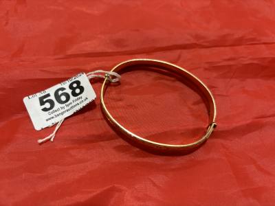 9CT GOLD BANGLE