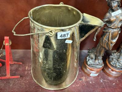 LARGE BRASS PITCHER JUG