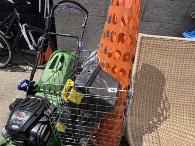 TOOLBOX + ROLL FENCING + CAGE