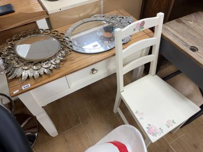 PINE HALL TABLE + CHAIR