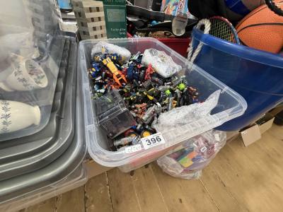 BOX OF TRANSFORMER TOYS