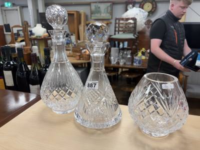 3 PIECES OF TYRONE CRYSTAL