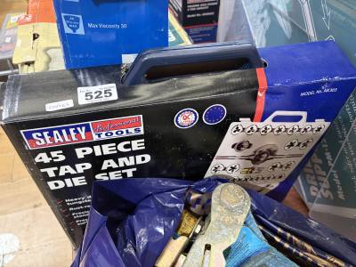 45 PIECE TAP + DIE SET (NEW)