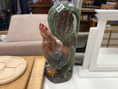 CARVED COCKEREL