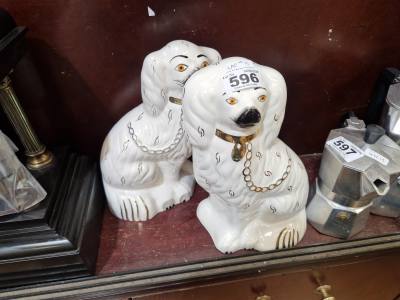 PAIR OF MANTLE BESWICK DOGS
