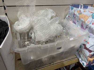 BOX OF ASSORTED TYRONE CRYSTAL