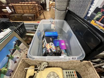BOX OF POKEMON CARDS