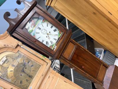 G111 LONGCASE HUNTING FACE CLOCK