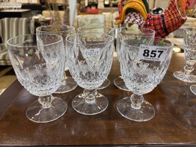 6 X WATERFORD COLLEEN GOBLETS