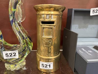 NOVELTY BRASS POST BOX