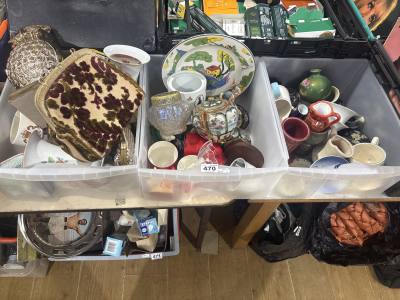 4 X BOXES OF ASSORTED CHINA