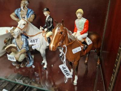 BESWICK HORSE + JOCKEY
