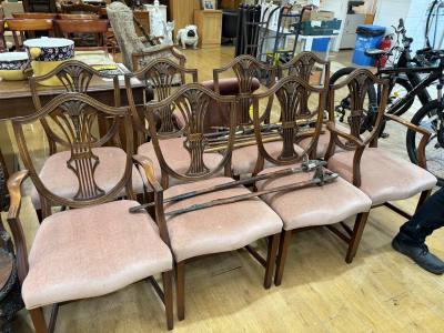 8 X MAHOGANY CHAIRS