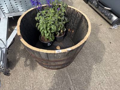 1/2 BARREL PLANTER