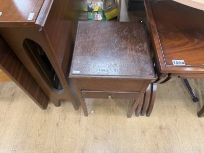SEWING TABLE + CONTENTS