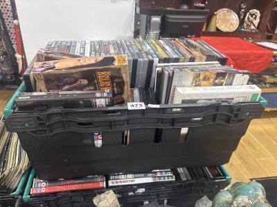 2 X BOXES OF DVDS