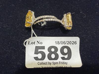 2 X NEW SILVER DRESS RINGS