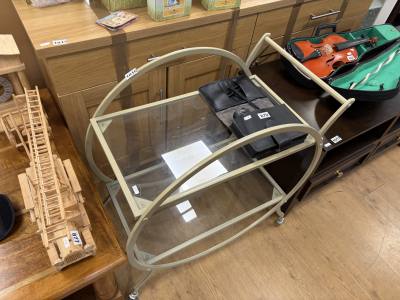 GLASS TROLLEY