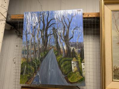 SIGNED KENLITO OIL ON CANVAS