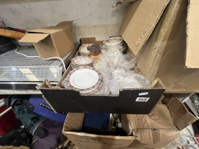 BOX OF TEA SETS