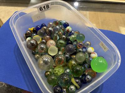 BOX OF MARBLES