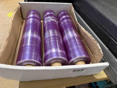 3 X ROLLS OF CLING FILM 