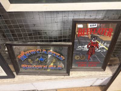 2 X ADVERTISING MIRRORS