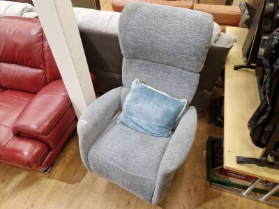 FABRIC SWIVEL TV CHAIR