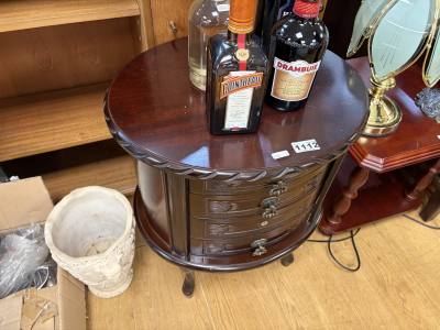 MAHOGANY SIDE DRAWER