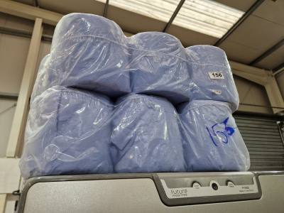2 BALES OF BLUE ROLL