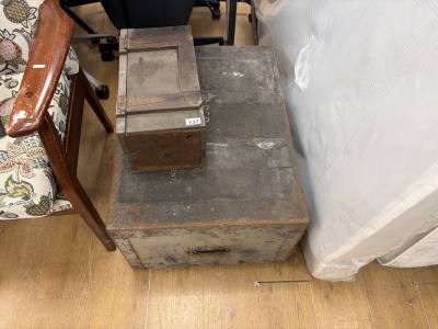 WOODEN CHEST + BOX