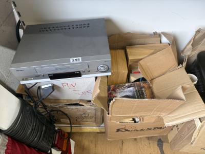 BOX OF RANGERS VHS + BOOKS + 2 X BOXES