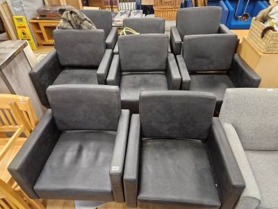 8 X SWIVEL SALON CHAIRS