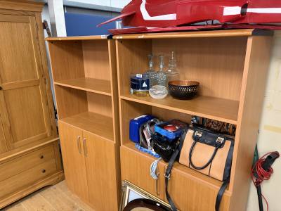 2 X OFFICE SHELF UNITS