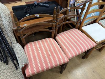 PAIR OF OAK CHAIRS