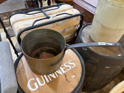 LARGE COPPER POT (FROM BANGOR CASTLE)