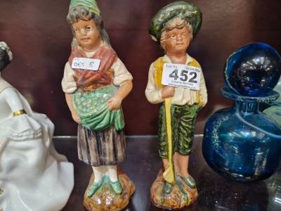 PAIR OF TERR FIGURES