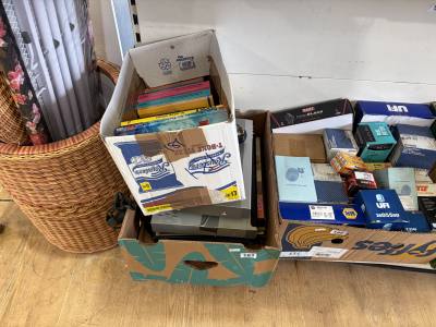 2 X BOX LOTS + DVD PLAYER