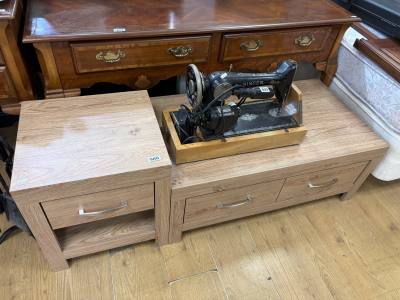 IKEA COFFEE TABLE + BEDSIDE