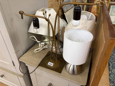 4 X TABLE LAMPS