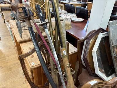 LOT OF SWORDS ETC