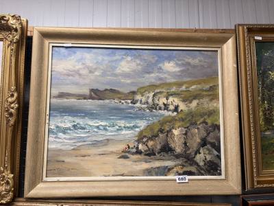 WILLIAM J. MULLAN OIL ON BOARD