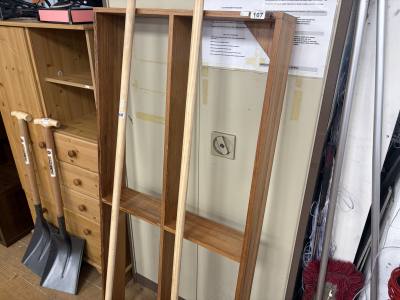 WOODEN WALL DISPLAY SHELF