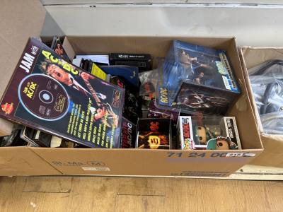 BOX OF AC-DC MEMORABILIA